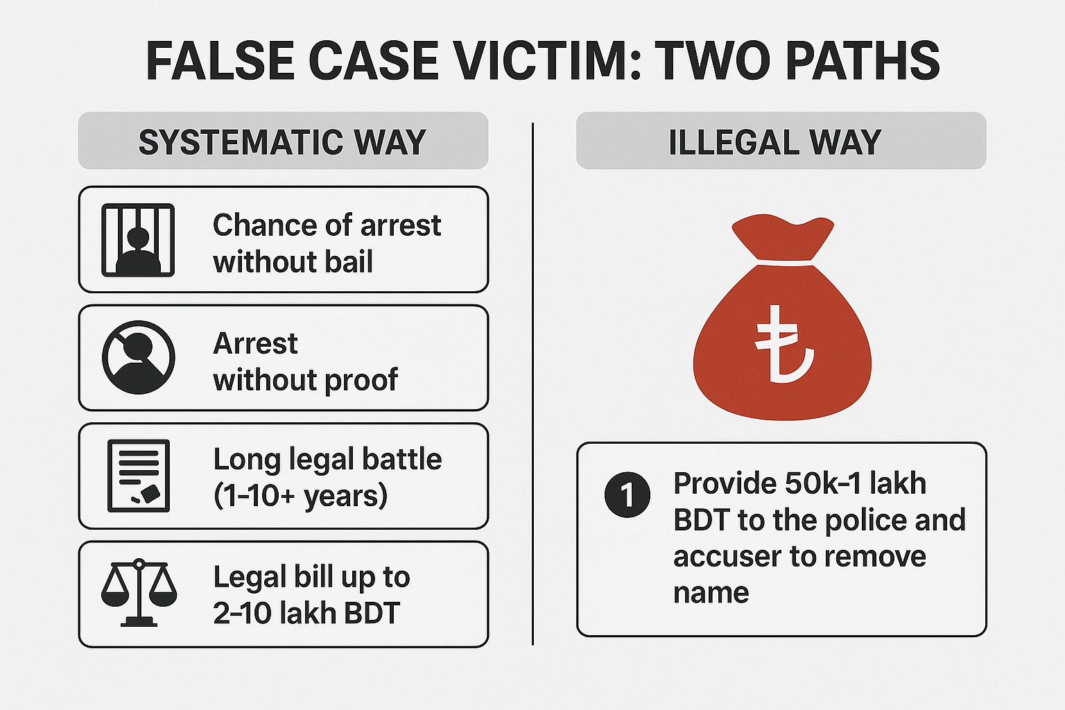 Justice System Comparison